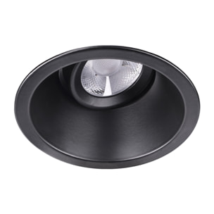Ledsc4 LedsC4 Downlight LED Ajustable Alta Eficiencia para Interiores y Exteriores, 2700K-4000K, 5W-40W, Negro, Alta Durabilidad y Confort Visual