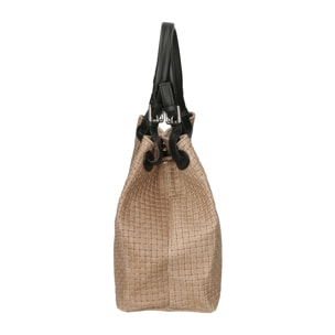 Borsa Shopper da donna In Vera pelle Made in Italy 32x29x17 cm