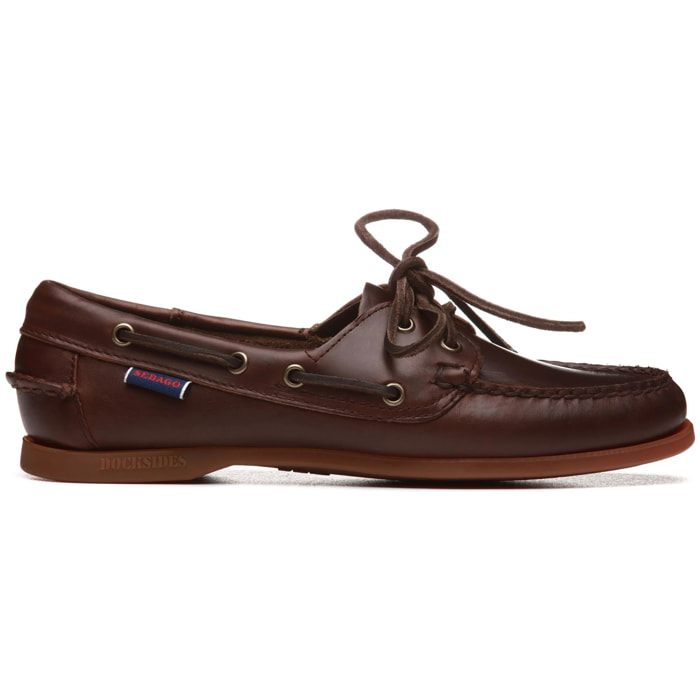 Sebago - Docksides Donna Marrone - Jacqueline Waxy Woman