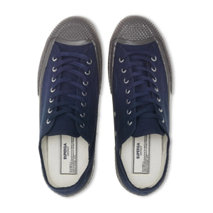 Le Superga Uomo Donna Blu 2434 Mil-Spec Low Cut Cotton Canvas