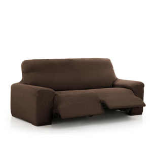 Funda de Sofá Elástica 3 plazas relax Vera Marrón Nordic-Home