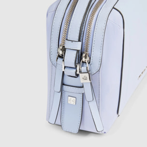 Piquadro Tracolla modello camera case in tessuto riciclato e pelle