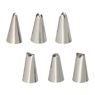 Sac a poche pistola in acciaio inossidabile con 16 accessori.