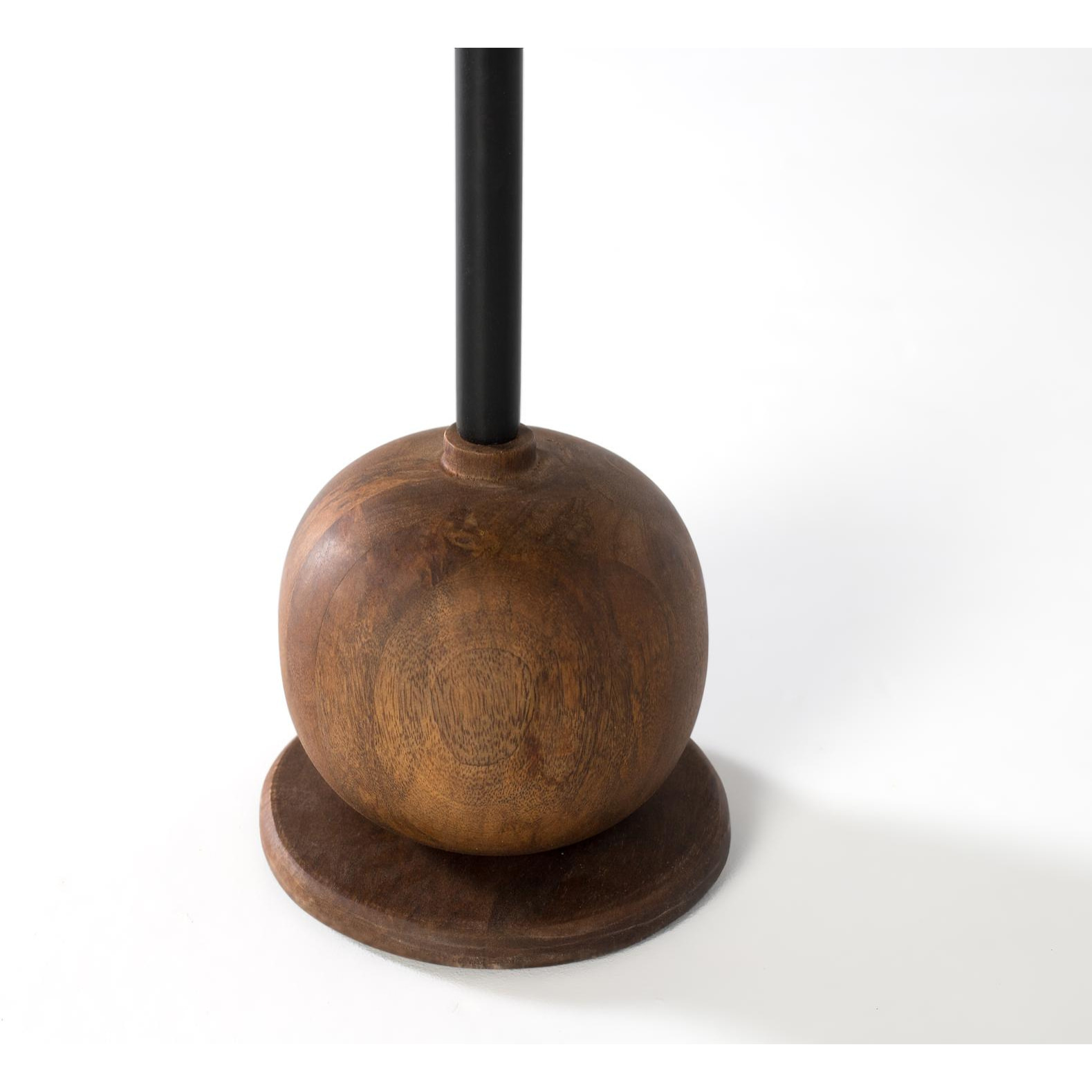 Mesas Auxiliare de Madera de Mango 45 Cm Estilo Rústico Moderno