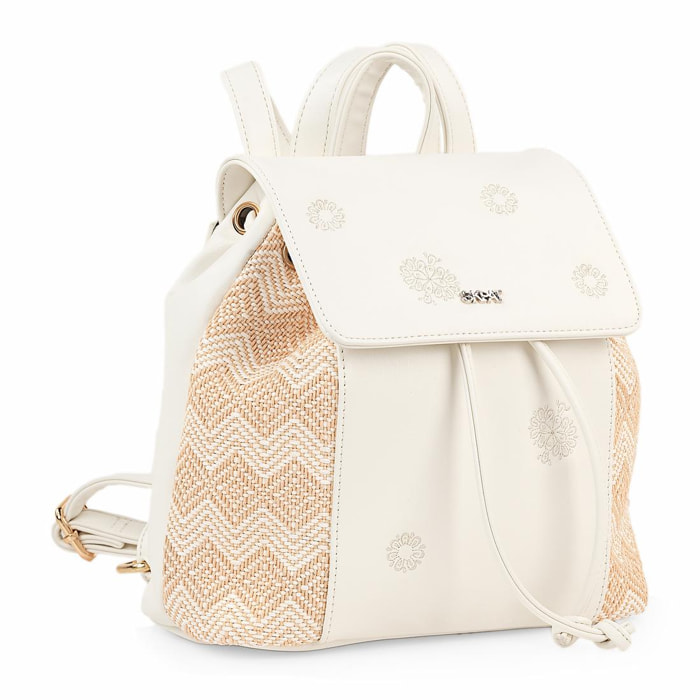 Bolso Mochila Skpat Basilea Blanco