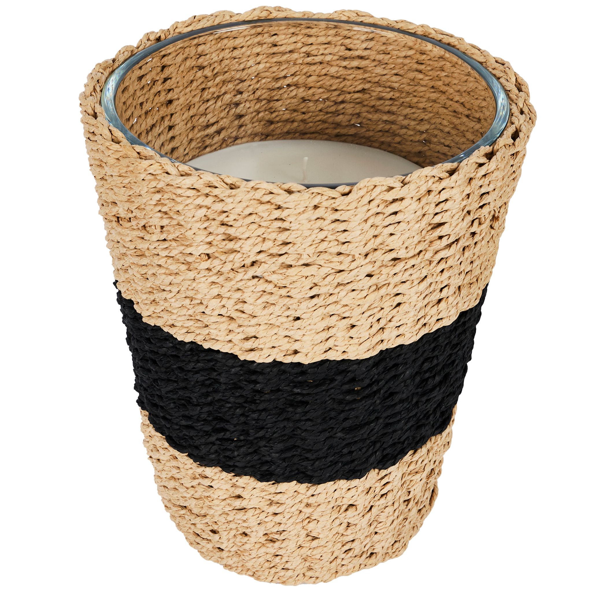 Bougie Parfumee Panier Tresse H23cm