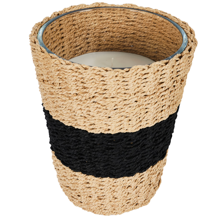 Bougie Parfumee Panier Tresse H23cm