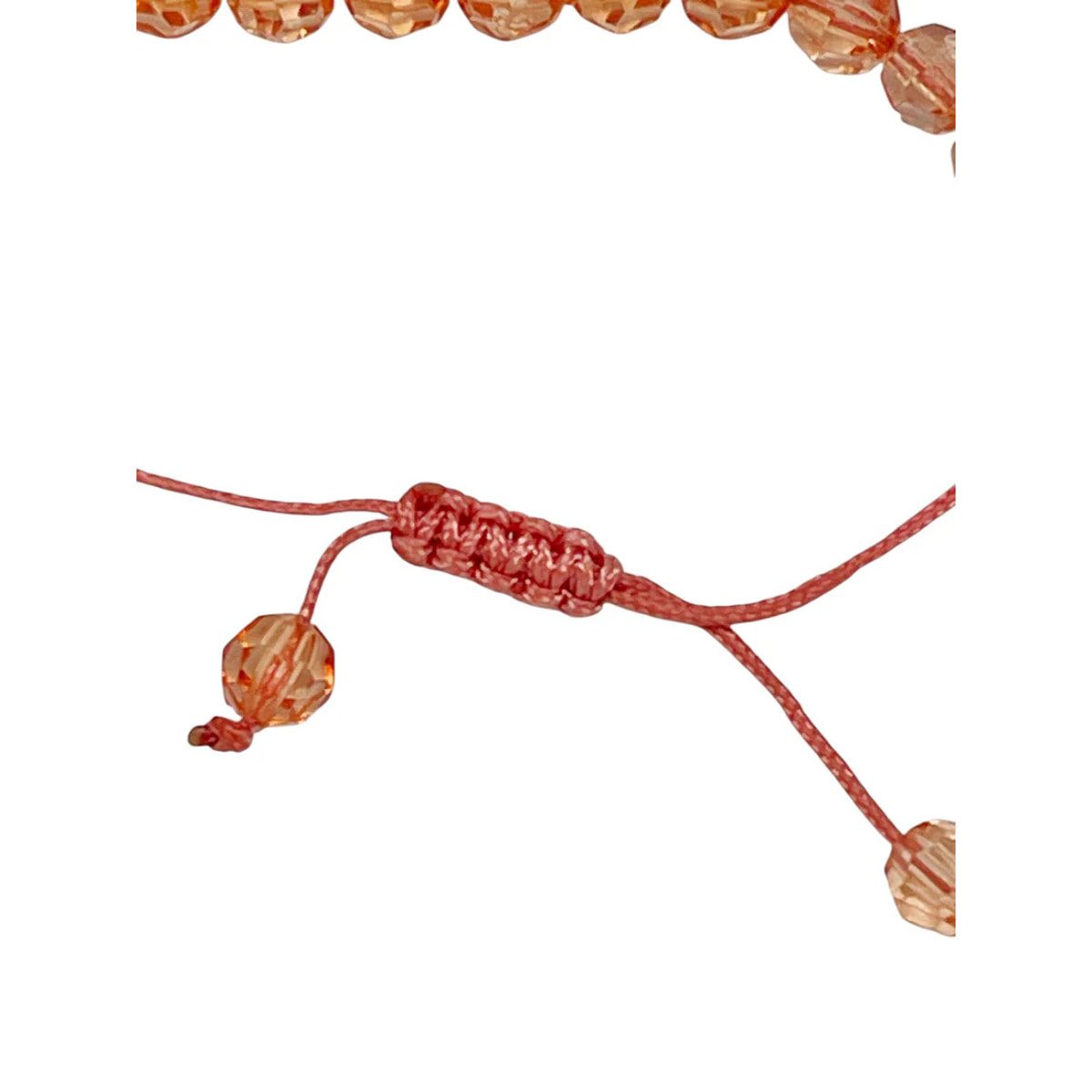 Pack 4 pulseras bolas facetadas con cierre nudo cobra corredizo