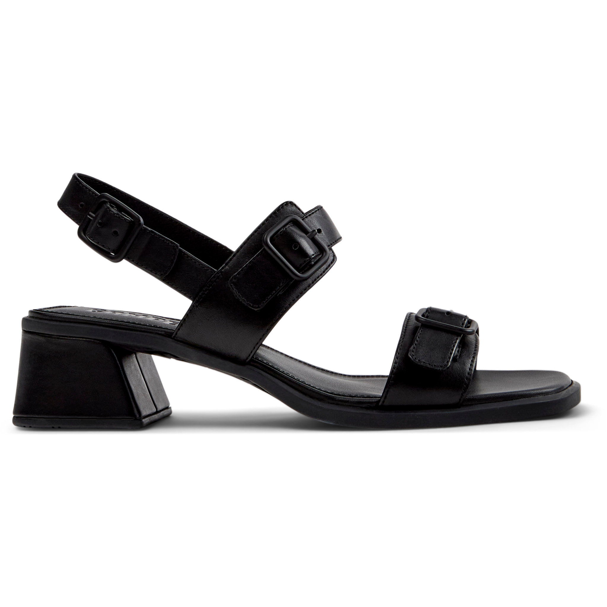 Sandalias - CAMPER Kora Sandal - Negro - Cuero liso