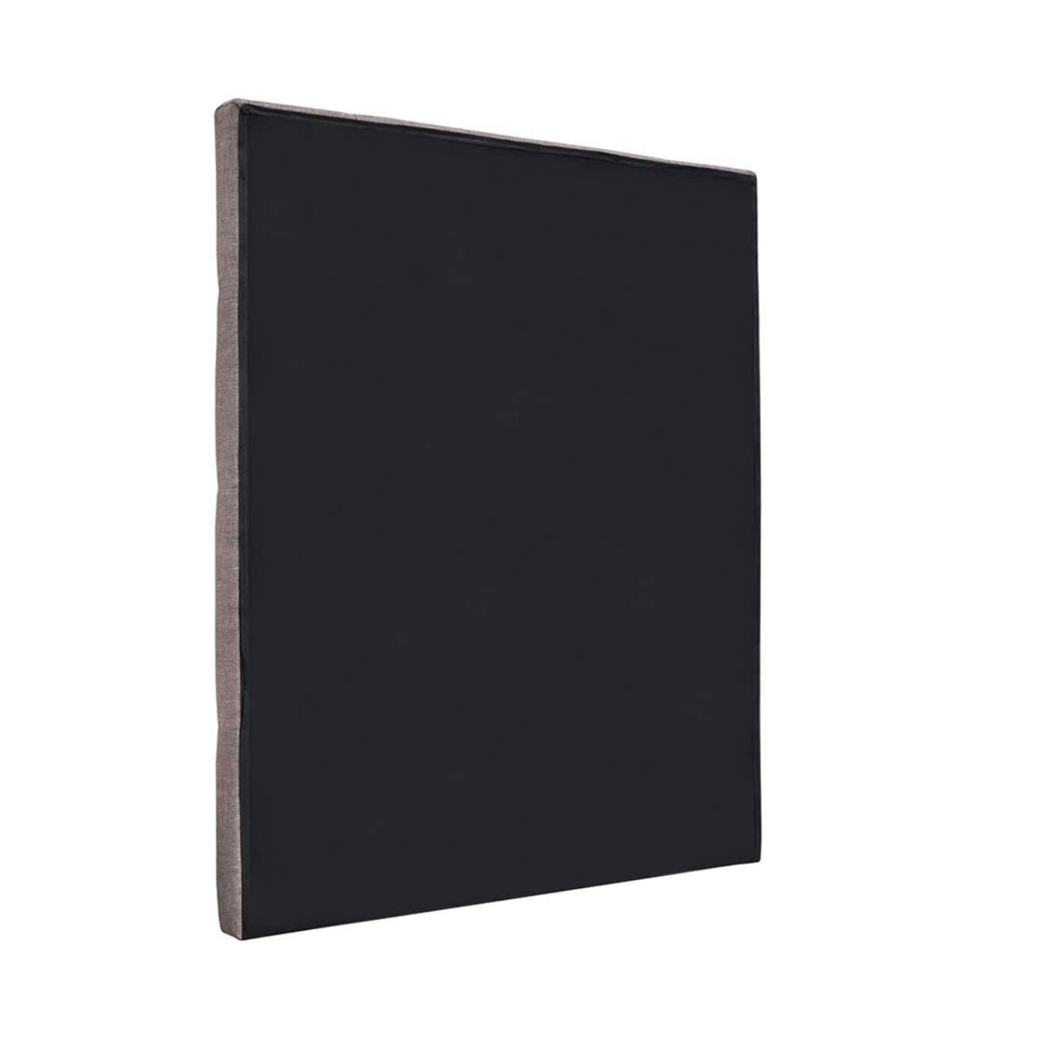 Tête de lit capitonnée "Déco" - 99 cm - Taupe - En tissu