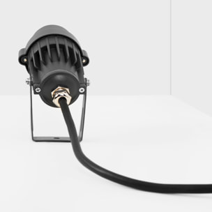 Forlight Proyector Ip65 Minimal Led 5,4W 3000K Negro 298Lm