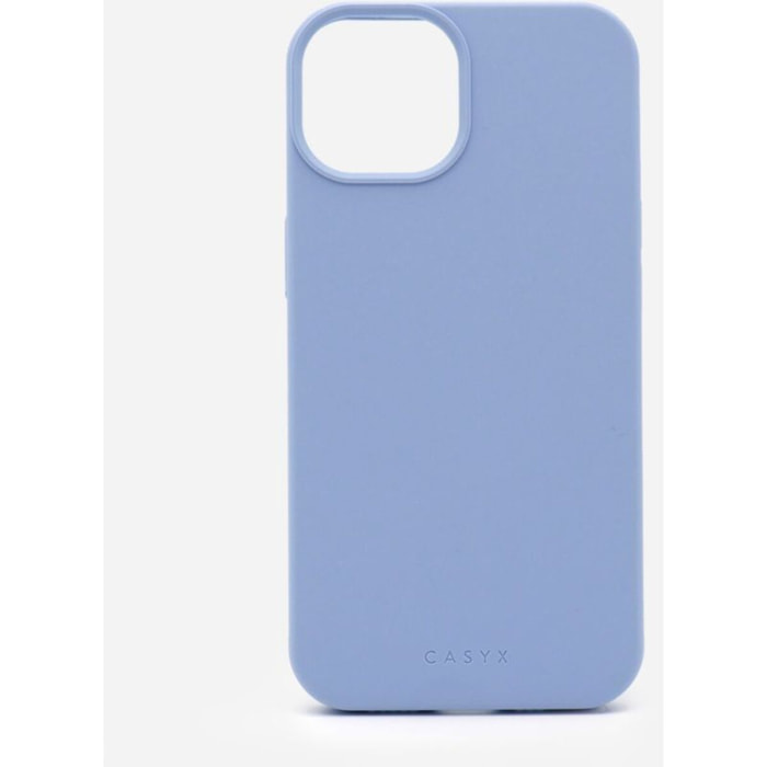 Coque CASYX iPhone 14 Plus silicone Bleu Clair M