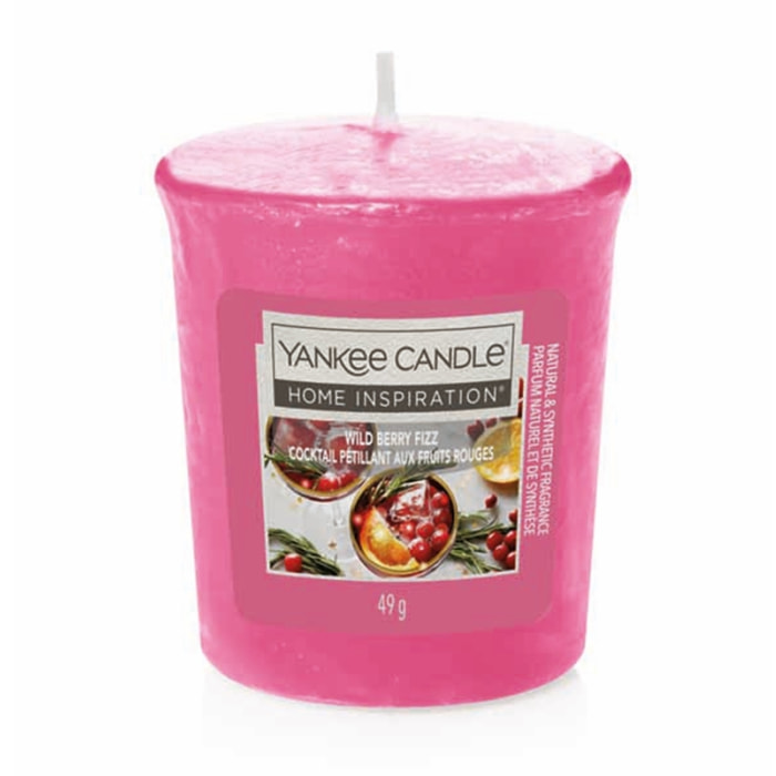 CANDELA VOTIVA WILD BERRY FIZZ