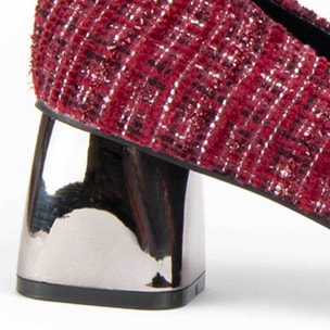 Zapato De Tacón - Rojo - Altura: 5 Cm