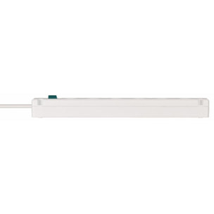 Multiprise Bremounta 6 prises BRENNENSTUHL - 3m - H05VV-F3G1.5 avec interrupteur - blanc - 1150651326