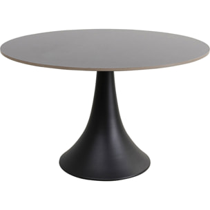 Ensemble de jardin Grande Possibilita table 120cm et 4 chaises grises Kare Design