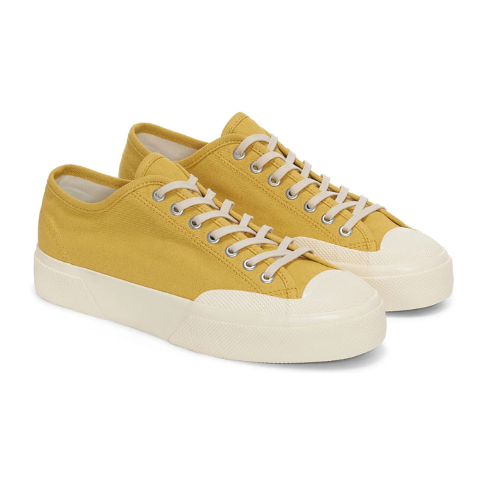 Le Superga Uomo Donna Giallo 2432 Works Low Cut Denim Yarn Dyed