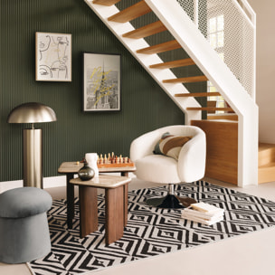 Coussin Hary vert 30x50cm