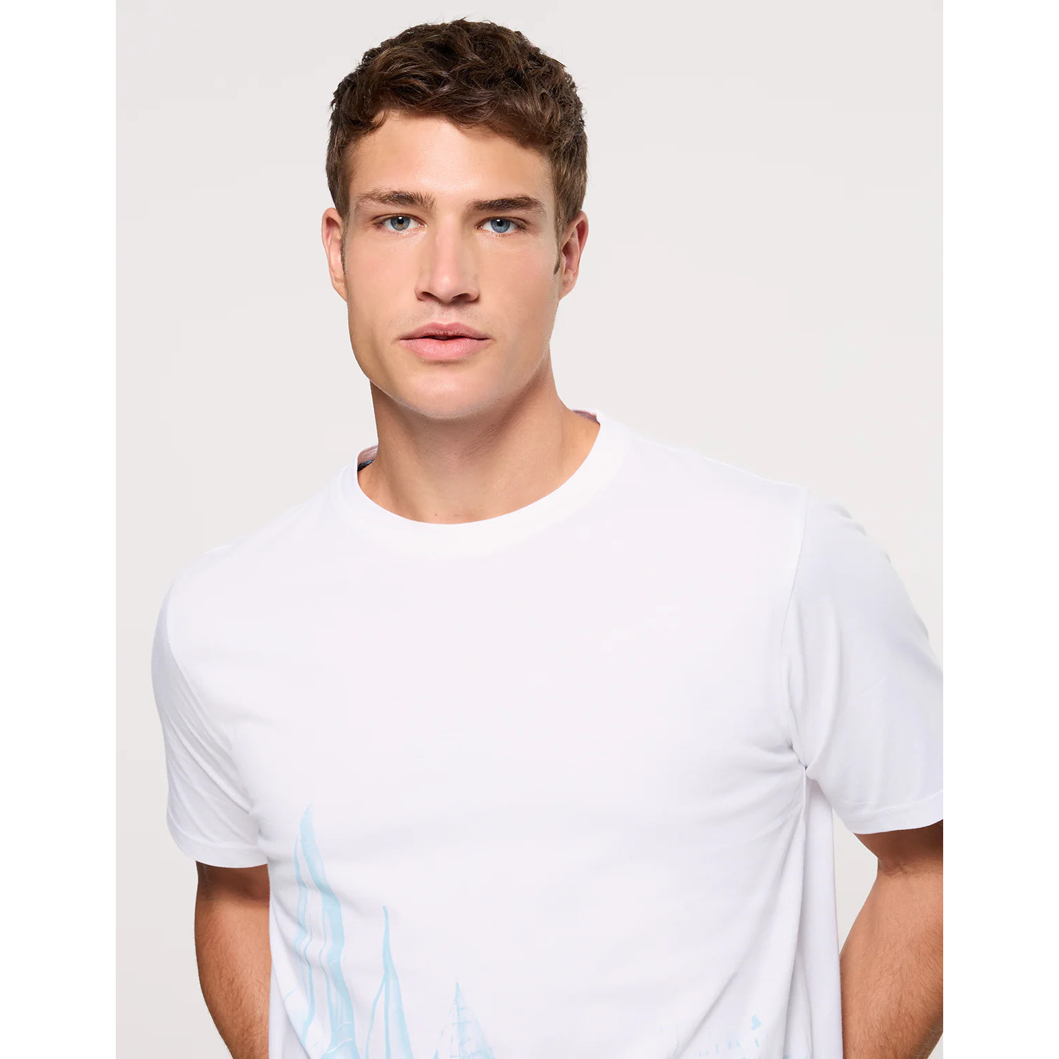 Camiseta Manga Corta Blanca - Mainboat