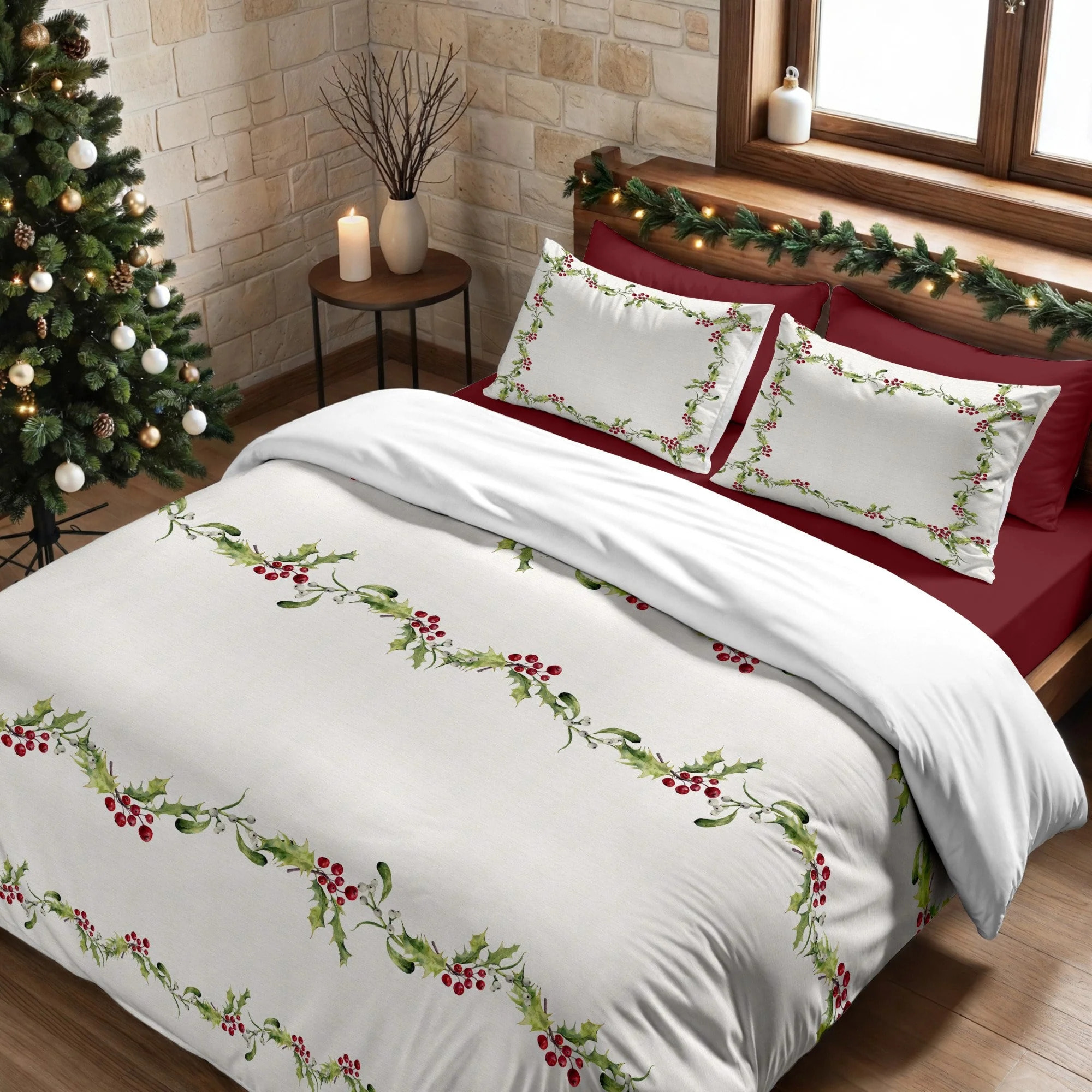 Housse de couette avec boutons-pression Holly