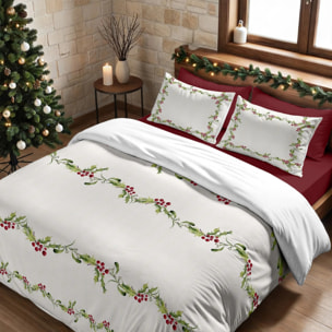 Housse de couette avec boutons-pression Holly
