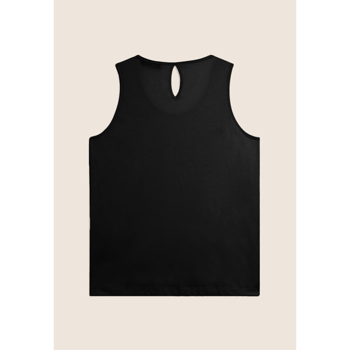 Canotta con Dettaglio Cut-Out e Grafica FREDDY