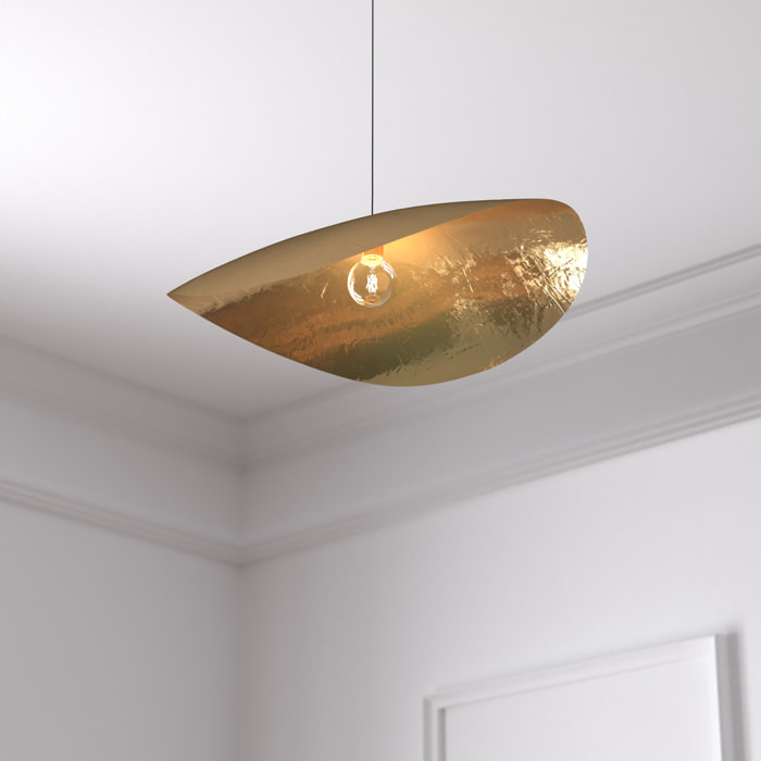 Suspension "Arlo" doré D56cm