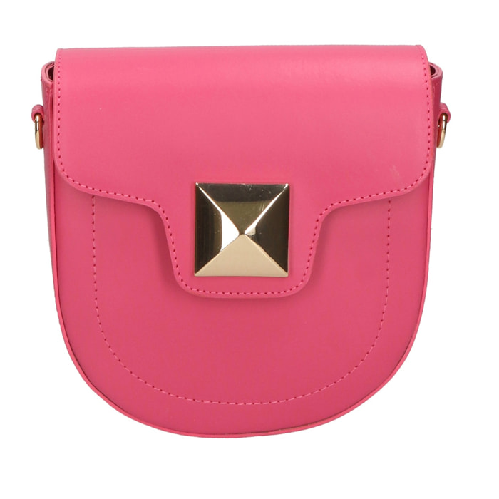 Borsa a tracolla da donna - Modello Calista - Vera pelle - 19.0 x 20.0 x 7.0 cm