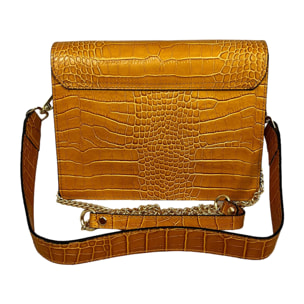 Bolso de hombro Cheval Firenze Charlotte Mostaza Amarilla