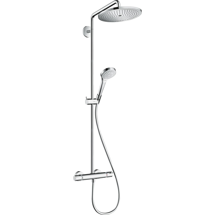 Colonne de douche 280 avec mitigeur thermostatique chromé Croma Select S