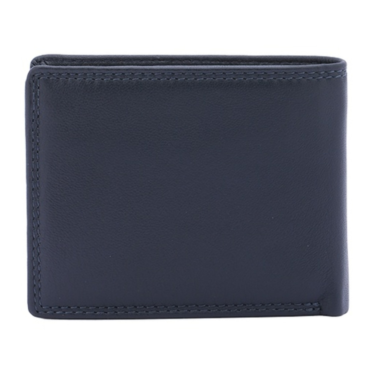Portafoglio uomo in vera pelle - Modello False - Artigianale - 8.5 x 11.0 x 2.5 cm
