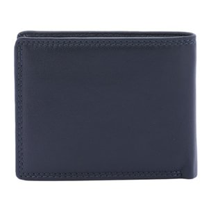 Portafoglio uomo in vera pelle - Modello False - Artigianale - 8.5 x 11.0 x 2.5 cm