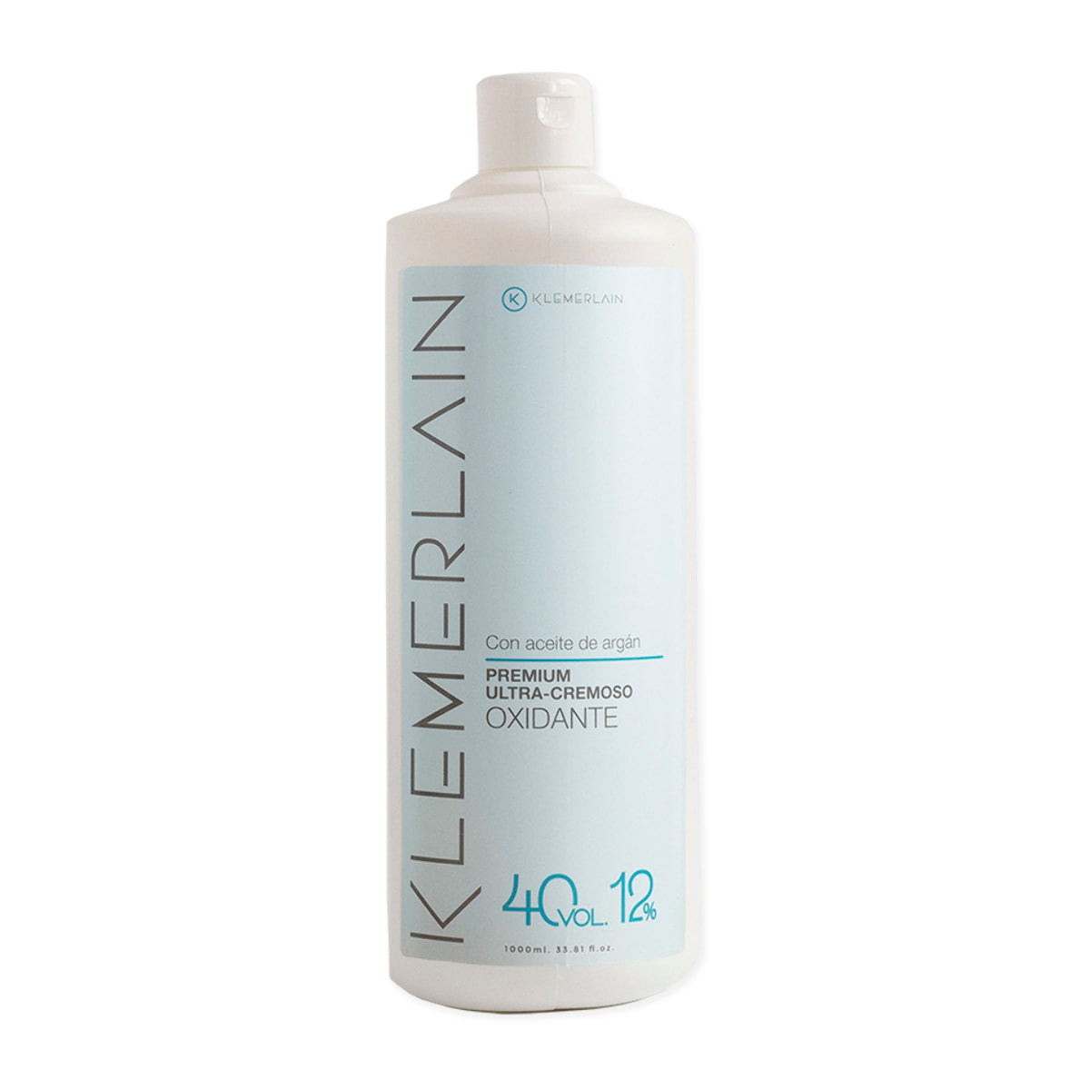 Klemerlain oxigenada premium ultra-cremoso para coloración capilar, 40 Vol (12%) - 1000 ml