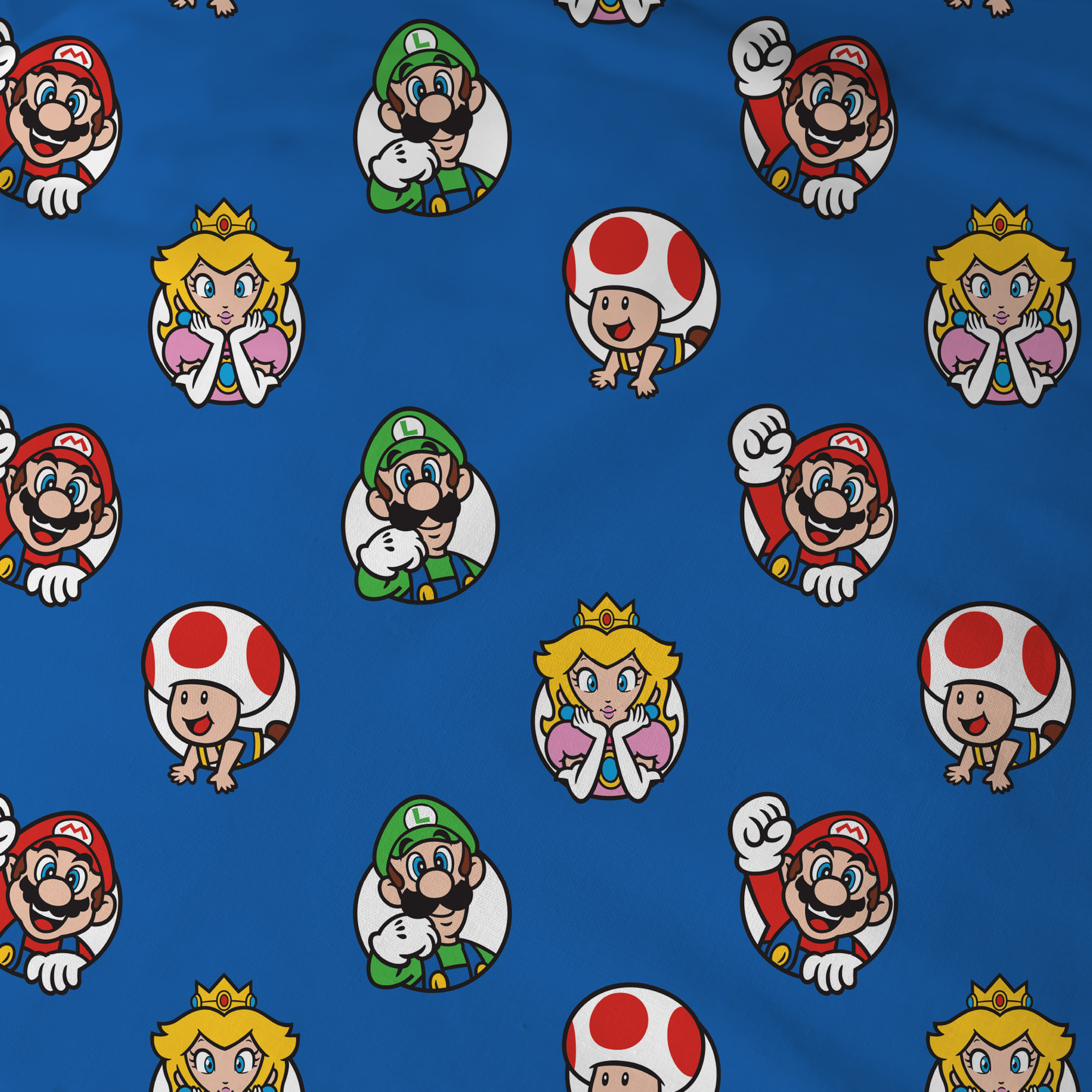 Parure de lit imprimée 100% coton, MARIO FRIENDS