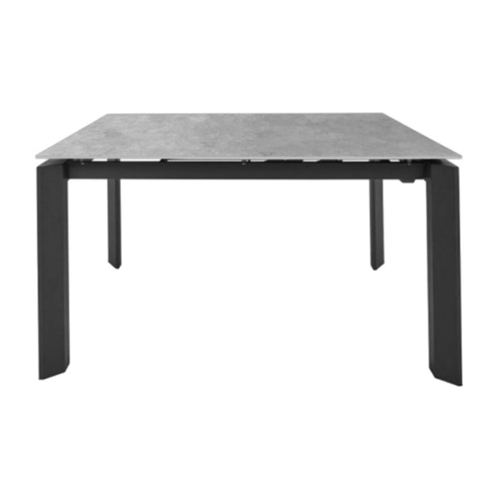 Table extensible en céramique gris clair 140/200 cm - SOHO