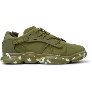 Sneakers - CAMPER Karst - Verde - Pelle nabuk