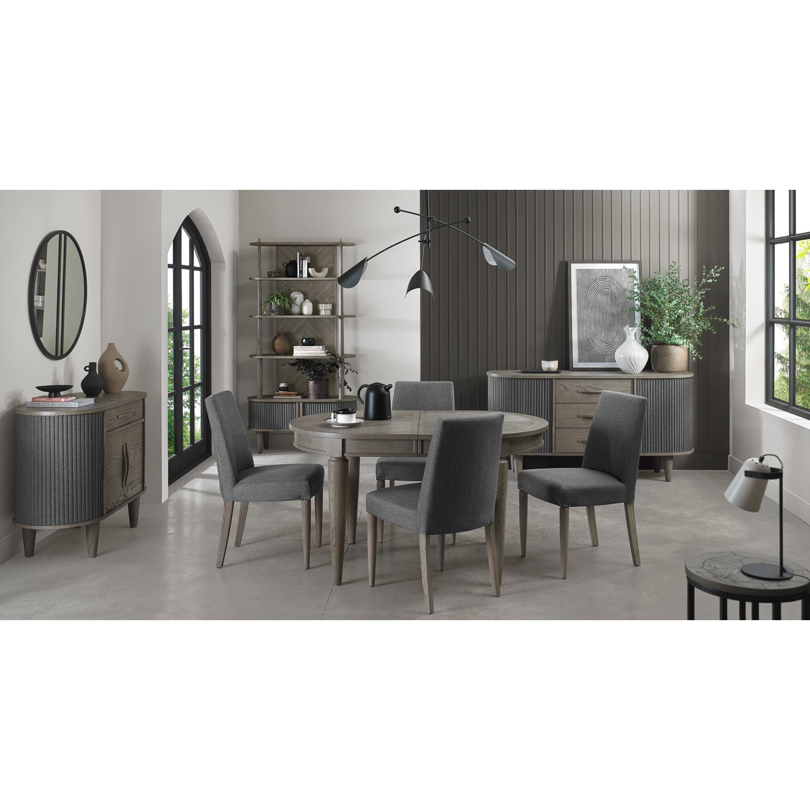 Table extensible 140/185 cm moderne HOUSTON