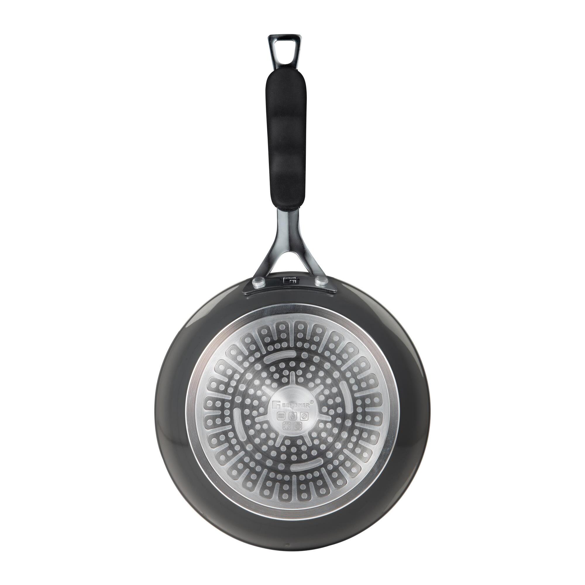 excalibur sartén de ø24cm en aluminio forjado con interior cerámico en color gris