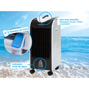 Rafraichisseur d'air par évaporation à débit élevé avec fonction COOL