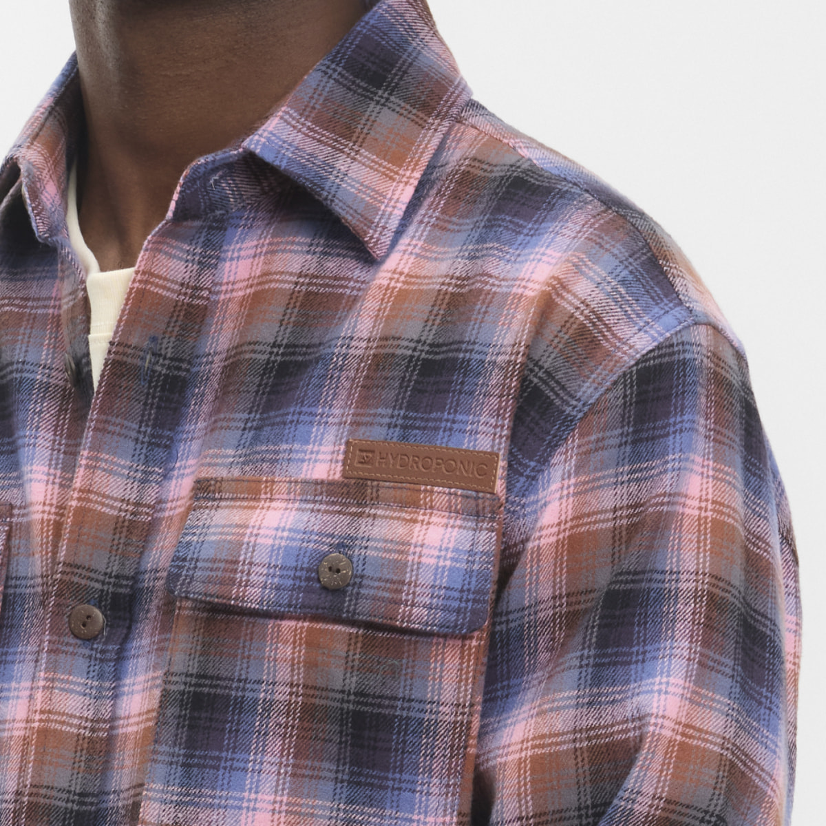 Camisa franela manga larga Hydroponic