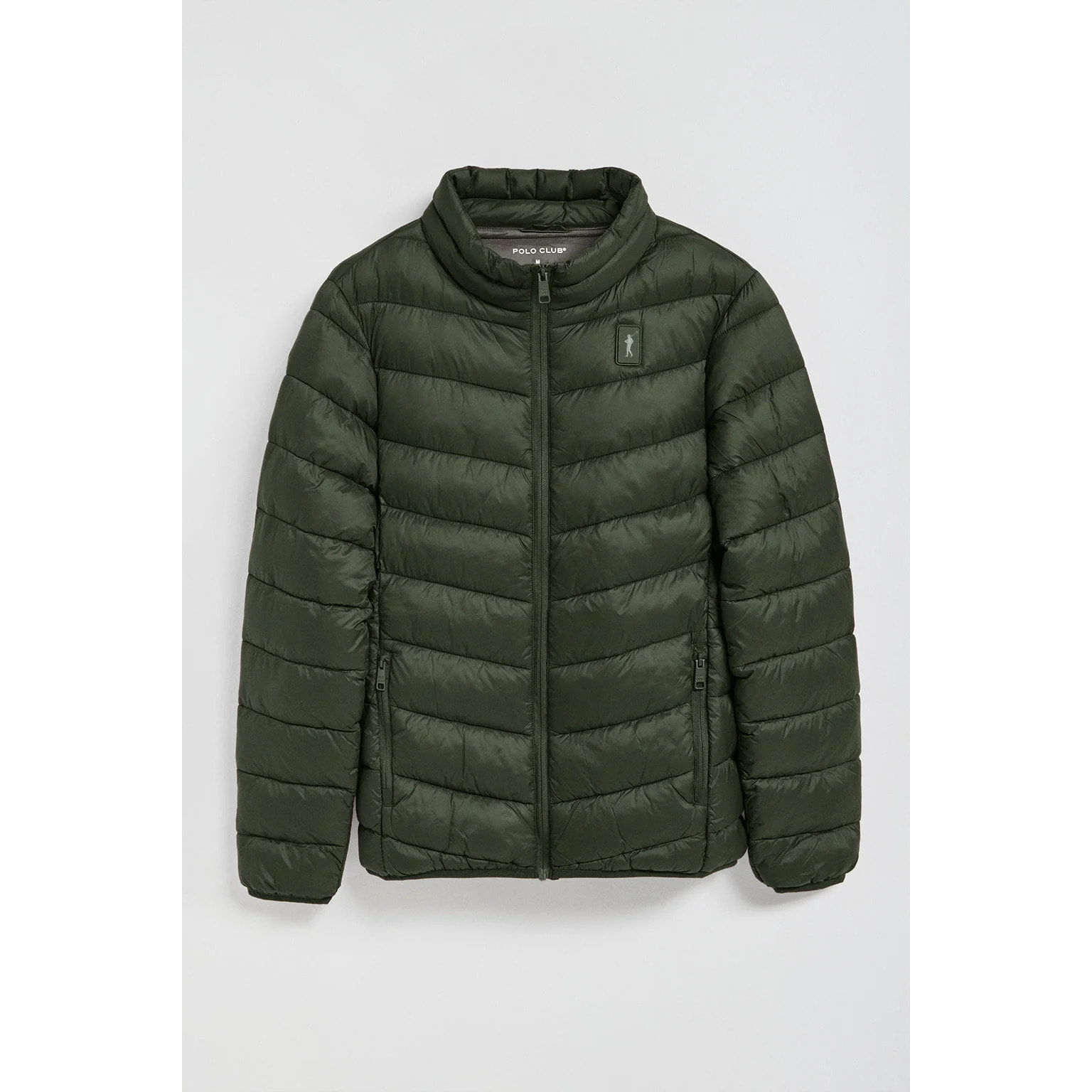 Giacca ultraleggera Chase verde scuro con toppa Rigby Go