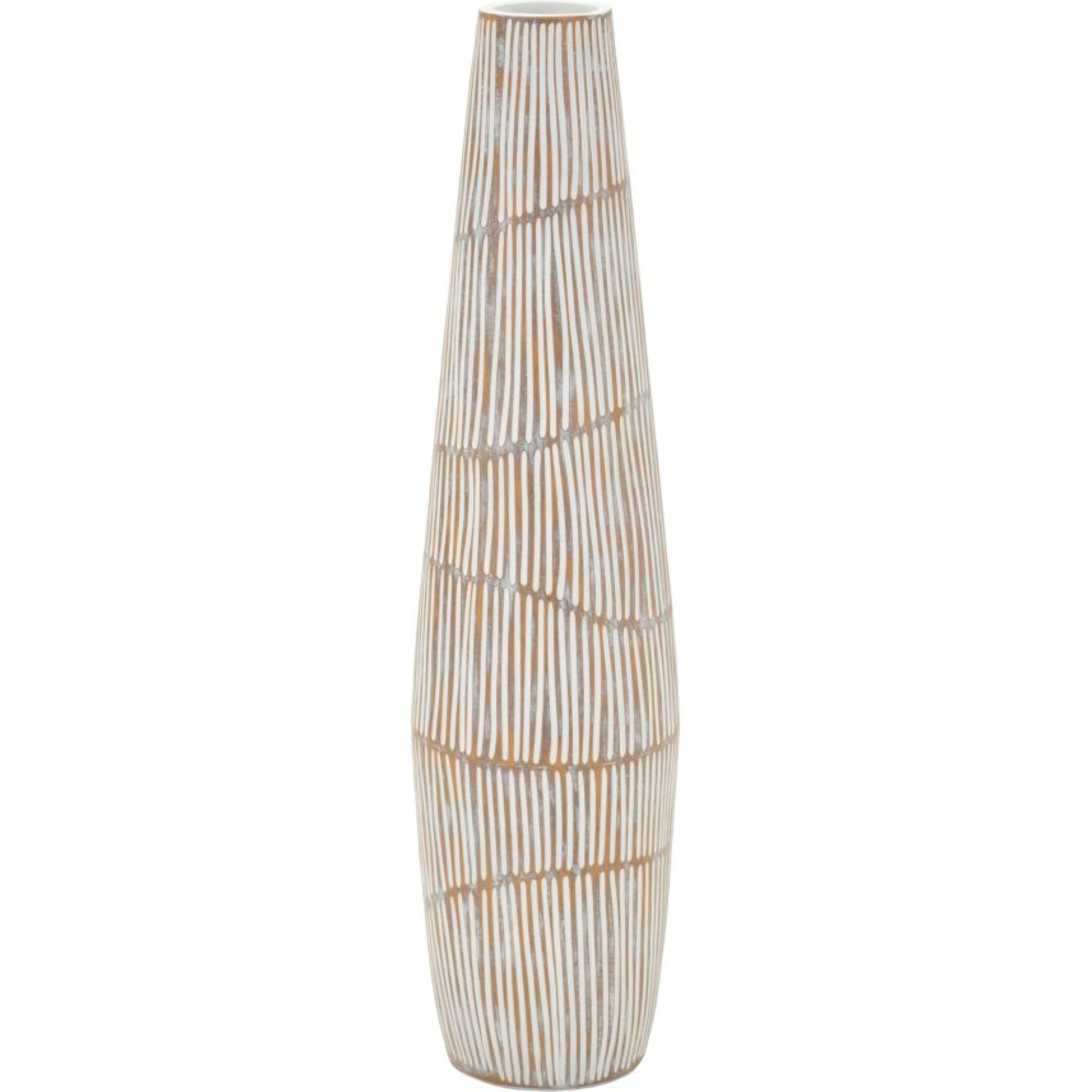 VASO RESINA HANOI CM Ø 17X68,5 (APERTURA CM Ø 6)