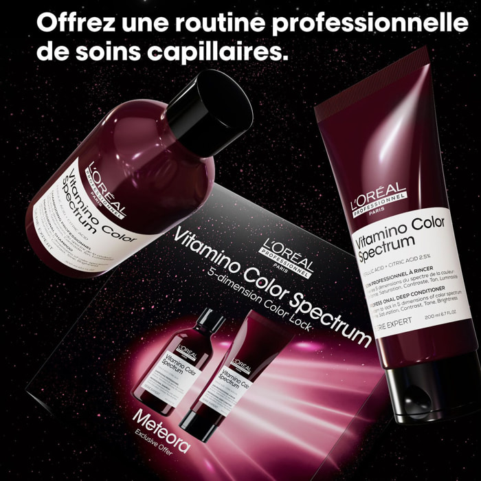 Serie Expert Vitamino Color Spectrum - Coffret Shampooing 300 ml + Soin à Rincer 200 ml