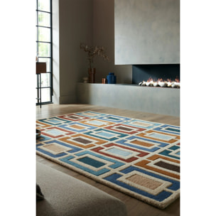 Tapis en laine BLOCKS RETRO