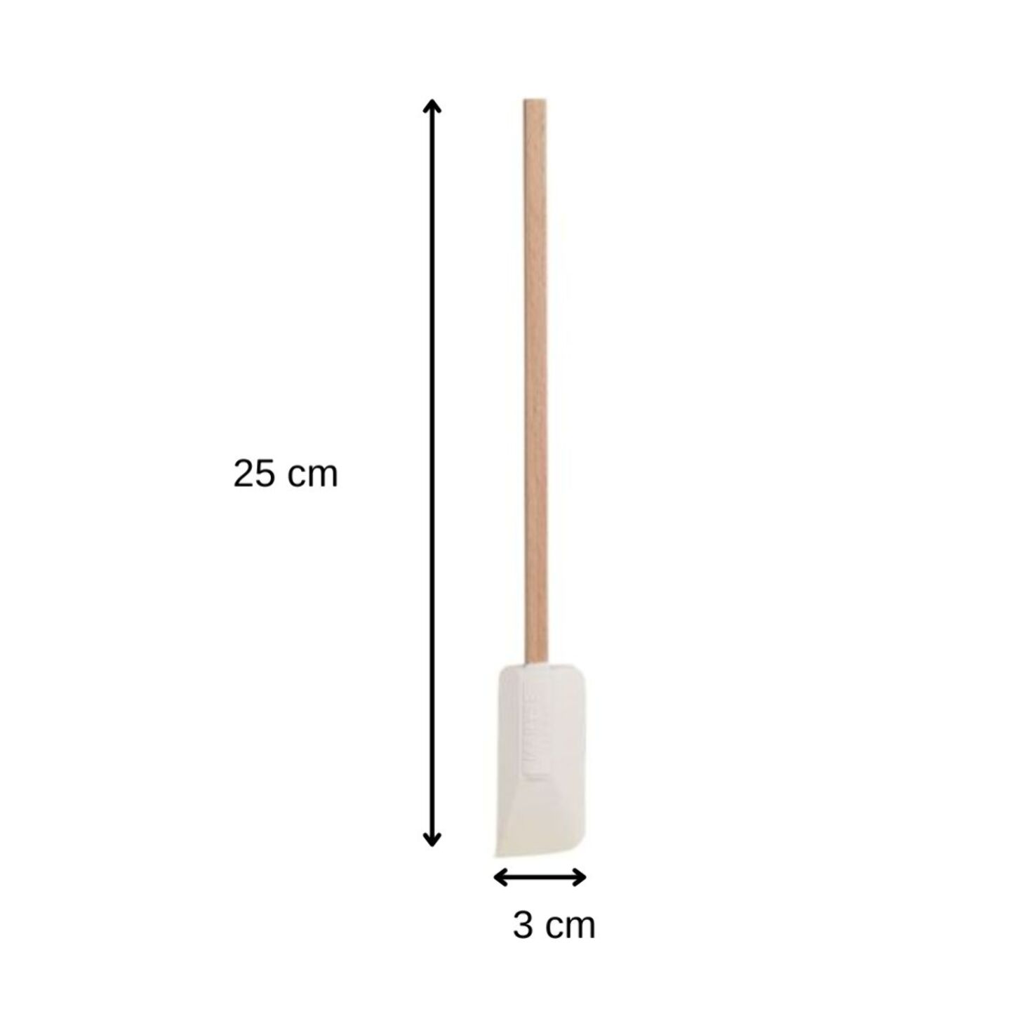 Ensemble de 2 Maryses de pâtisserie et de cuisine 25 cm manche en bois Fackelmann