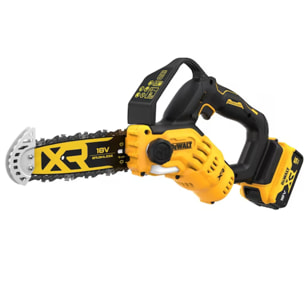 Tronçonneuse élagueuse DEWALT XR 18V Brushless - 1 batteries 5.0 Ah, chargeur + accessoires - DCMPS520P1-QW