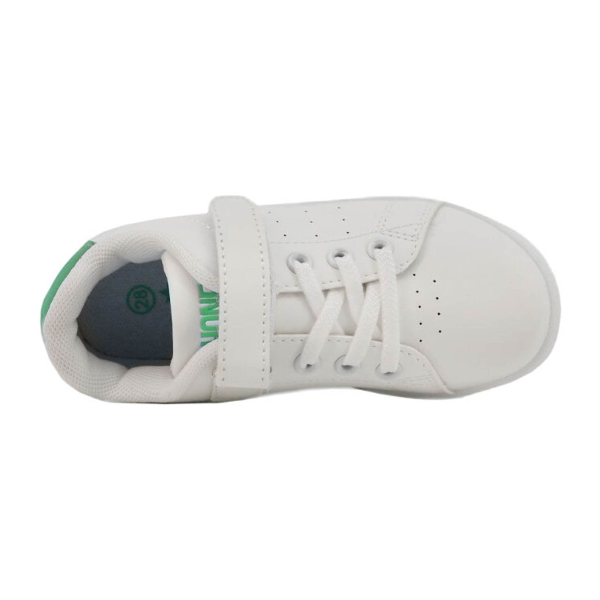 Zapatillas Sneaker para Niño- Shone 001-002 White/Green