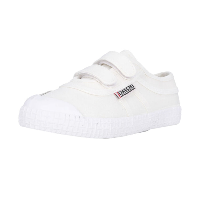 Zapatillas Sneaker para Niño/Niña - KAWASAKI Original Kids Shoe W/velcro K202432-ES 1002S White Solid