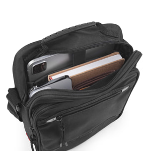 Bandolera Hombre Textil Jaslen Norwich Negro