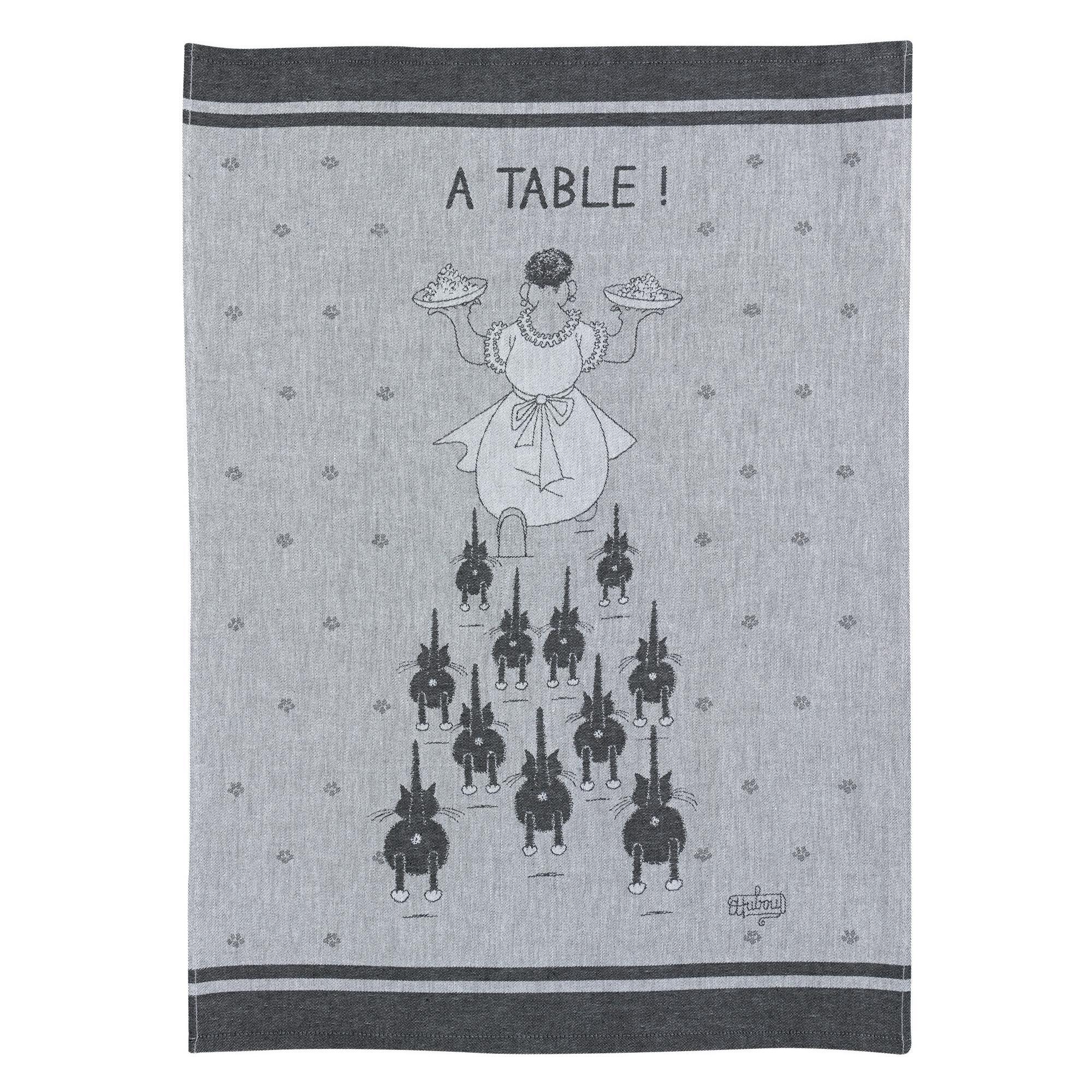 Torchon jacquard À table